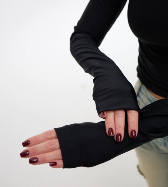 Лонгслів Perfect Fit Чорний | Showroom By Nona — зображення 2