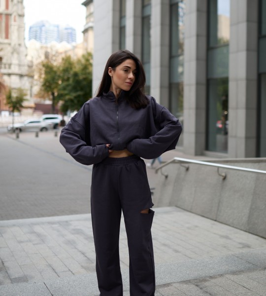 Штани Dark Allure Баклажан | Showroom By Nona — зображення 2