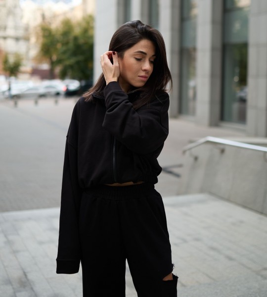 Штани Dark Allure Чорні | Showroom By Nona — зображення 4