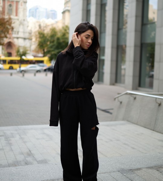 Штани Dark Allure Чорні | Showroom By Nona — зображення 3