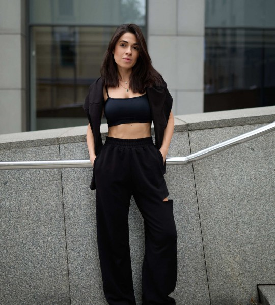 Штани Dark Allure Чорні | Showroom By Nona — зображення 2