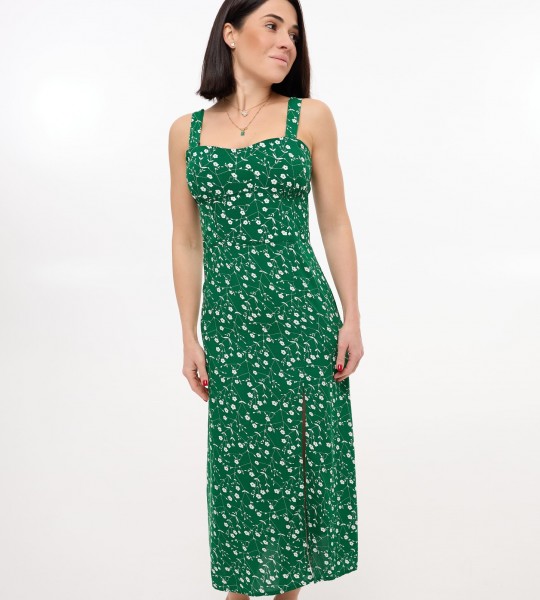Сукня Bloom Midi Зелена | Showroom By Nona — зображення 3