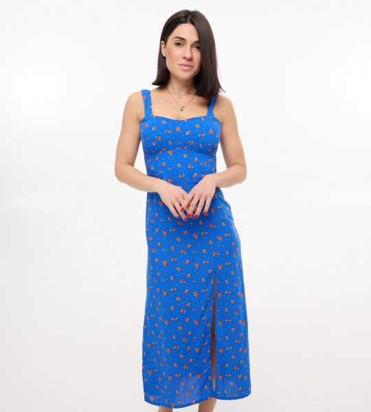 Сукня Bloom Midi Синя | Showroom By Nona — зображення 2