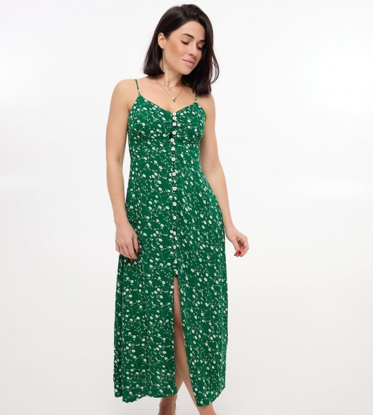 Сукня Daisy Button Midi Зелена