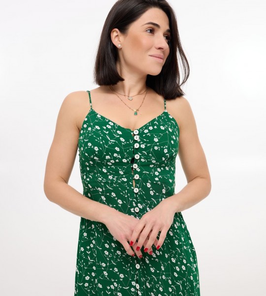 Сукня Daisy Button Midi Зелена | Showroom By Nona — зображення 2