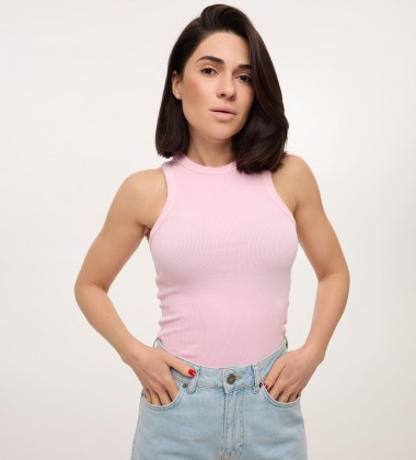 Майка Rib Seamless Highneck Жуйка | Showroom By Nona — зображення 3