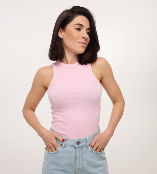 Майка Rib Seamless Highneck Жуйка | Showroom By Nona — зображення 2