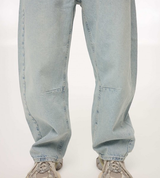 Джинси Wide Street Light Блакитні | Showroom By Nona — зображення 4