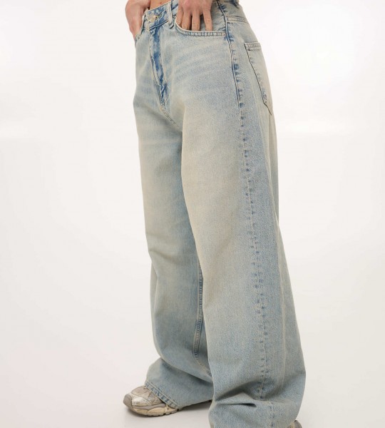 Джинси Wide Vintage Бірюзові | Showroom By Nona — зображення 3 Джинси Wide Vintage Бірюзові | Showroom By Nona — зображення 3