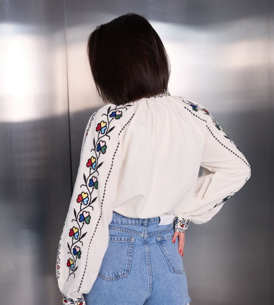 Вишиванка Boho Spirit Біла | Showroom By Nona — зображення 2 Вишиванка Boho Spirit Біла | Showroom By Nona — зображення 2