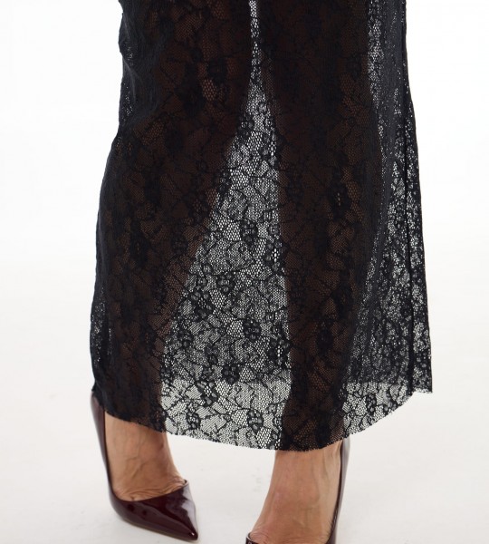 Спідниця Lace Grace Чорна  | Showroom By Nona — зображення 5