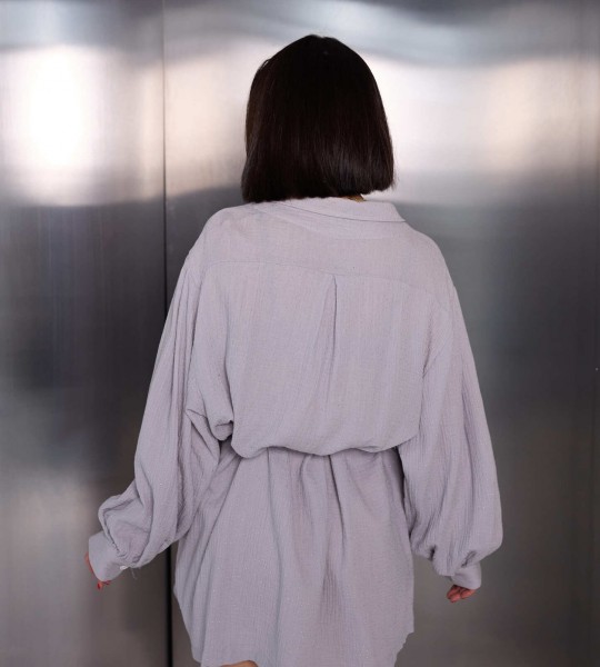 Сукня Soft Glow Сіра | Showroom By Nona — зображення 2