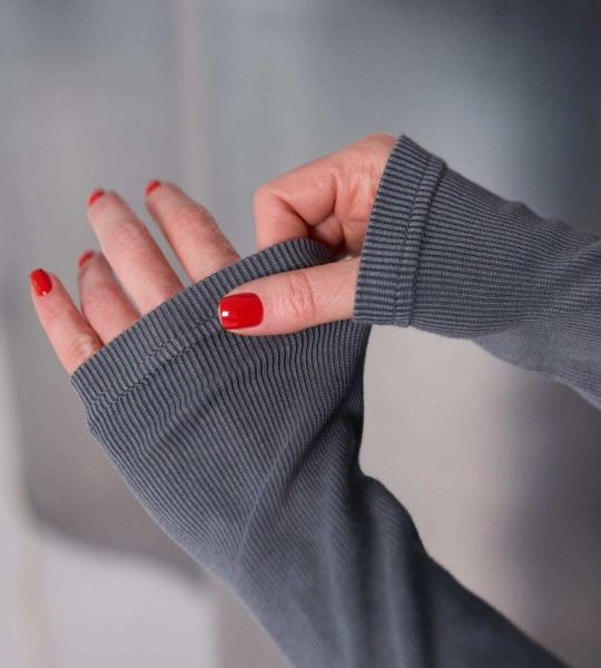 Лонгслів Silhouette Soft Графіт | Showroom By Nona — зображення 4