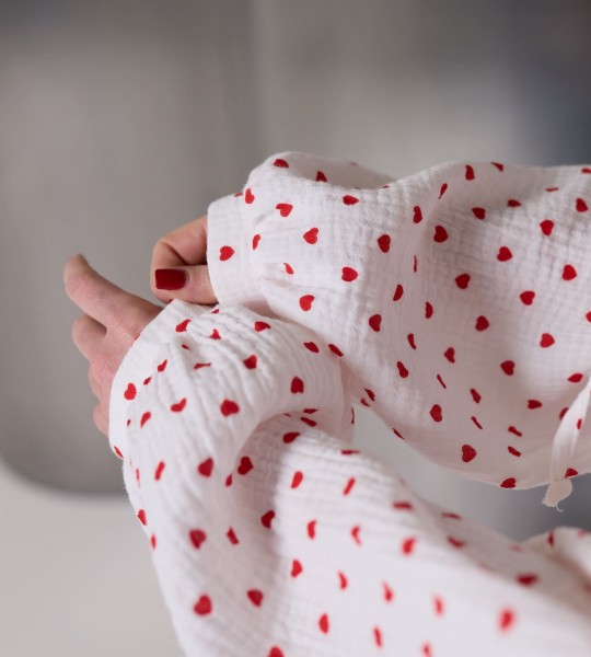 Сорочка Hearts Shirt Біла  | Showroom By Nona — зображення 5