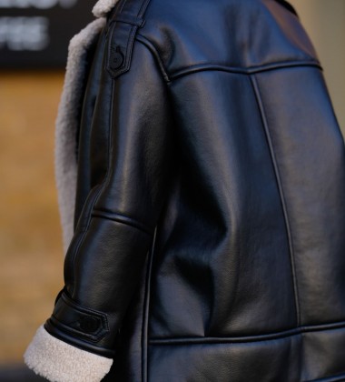 Дублянка Aviator Shearling Black | Showroom By Nona — зображення 4