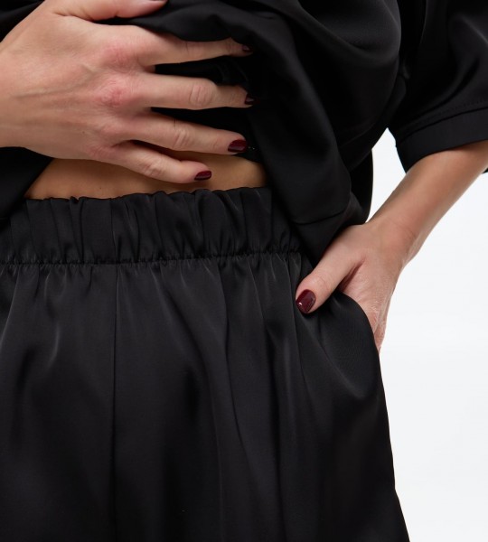 Костюм Silk Flow Чорний  | Showroom By Nona — зображення 3