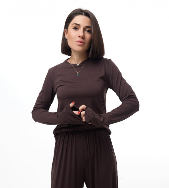 Костюм Comfort Code Шоколад | Showroom By Nona — зображення 3