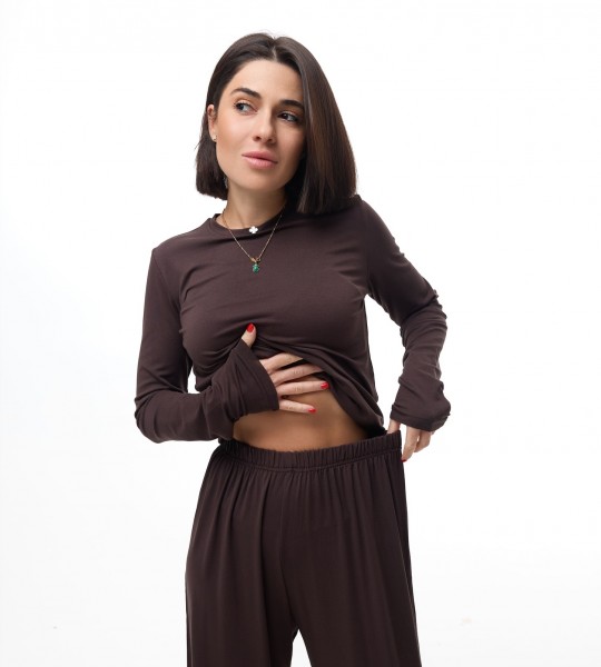 Костюм Comfort Code Шоколад | Showroom By Nona — зображення 4