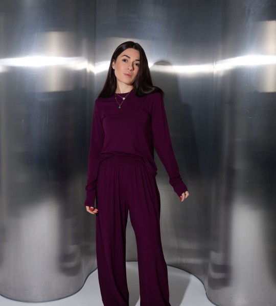 Костюм Comfort Code Бургунді | Showroom By Nona — зображення 4