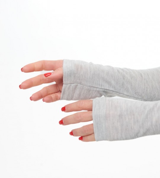 Лонгслів Grace Soft Сірий Меланж | Showroom By Nona — зображення 4