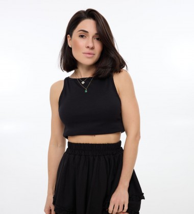 Спідниця Fierce Ruffle Skirt Чорна | Showroom By Nona