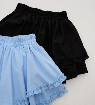 Спідниця Fierce Ruffle Skirt Блакитна | Showroom By Nona — зображення 2