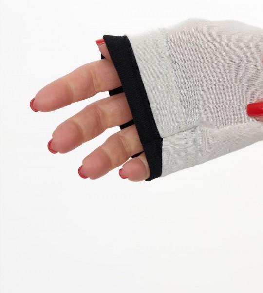 Лонгслів Contrast Edge Білий   | Showroom By Nona — зображення 2