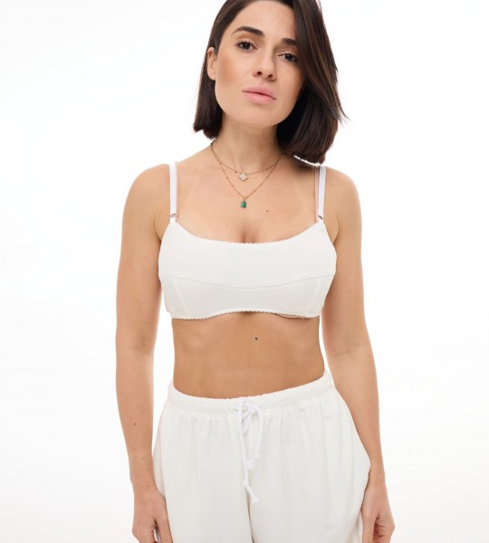 Костюм SoftVel Білий | Showroom By Nona — зображення 2