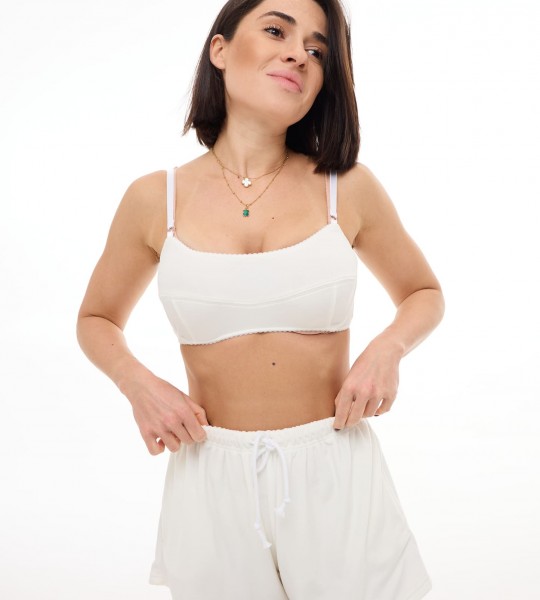 Костюм SoftVel Білий | Showroom By Nona — зображення 4