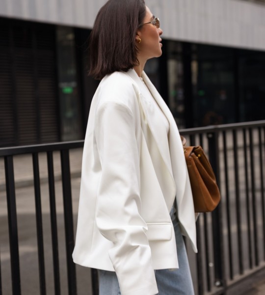 Блейзер Prestige Білий | Showroom By Nona — зображення 5