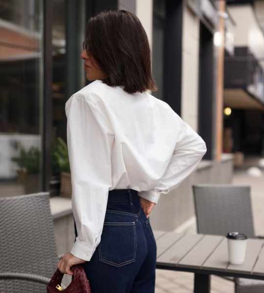 Сорочка базова Біла | Showroom By Nona — зображення 5 Сорочка базова Біла | Showroom By Nona — зображення 5