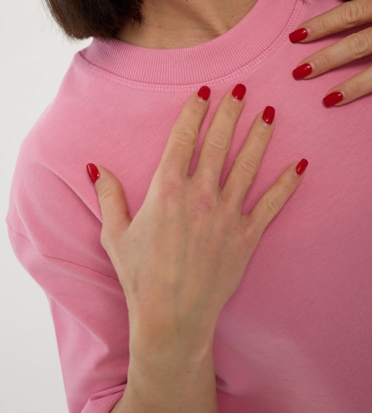 Футболка Thread Mark Рожева | Showroom By Nona — зображення 2