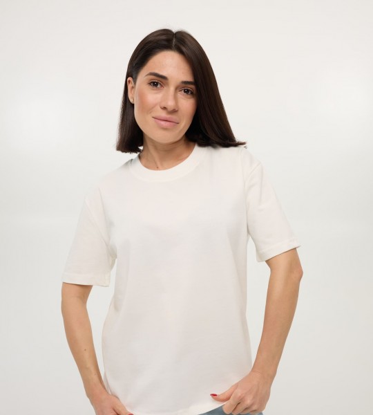 Футболка Thread Mark Біла | Showroom By Nona — зображення 4