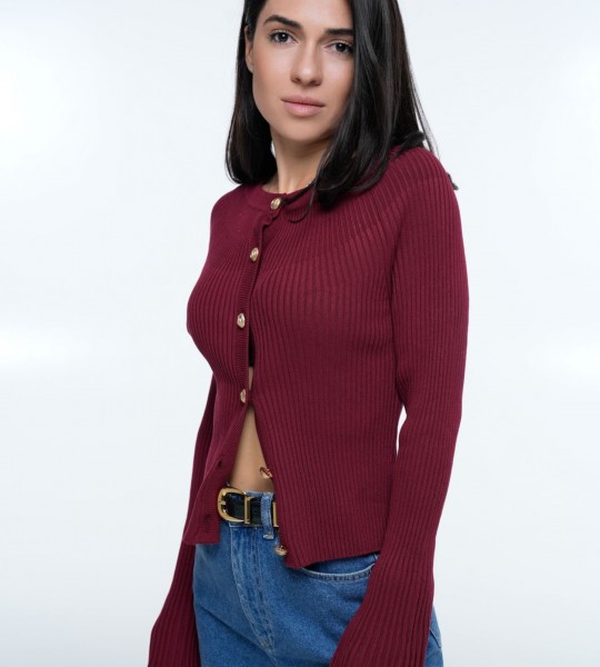 Кардиган Flare Sleeve Cherry | Showroom By Nona — зображення 4