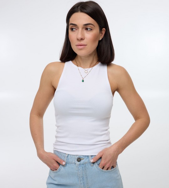 Майка Muscle Cut Біла