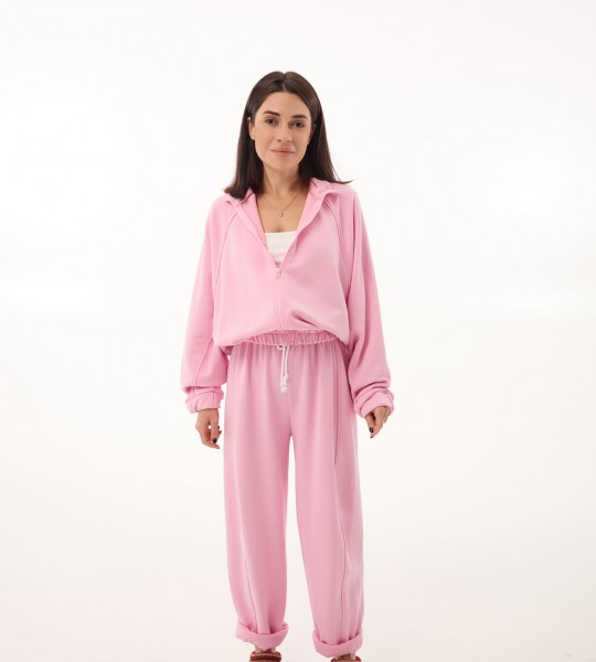 Бомбер Softline Рожевий | Showroom By Nona — зображення 2 Бомбер Softline Рожевий | Showroom By Nona — зображення 2