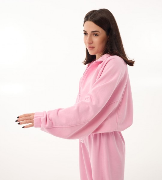 Бомбер Softline Рожевий | Showroom By Nona — зображення 3 Бомбер Softline Рожевий | Showroom By Nona — зображення 3