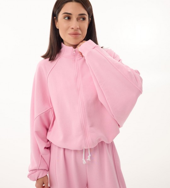 Бомбер Softline Рожевий | Showroom By Nona — зображення 7 Бомбер Softline Рожевий | Showroom By Nona — зображення 7