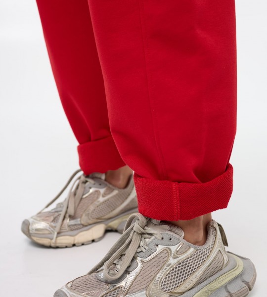 Штани Softline Червоні | Showroom By Nona — зображення 3