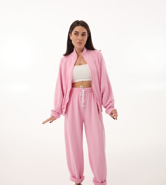 Штани Softline Рожеві | Showroom By Nona — зображення 3