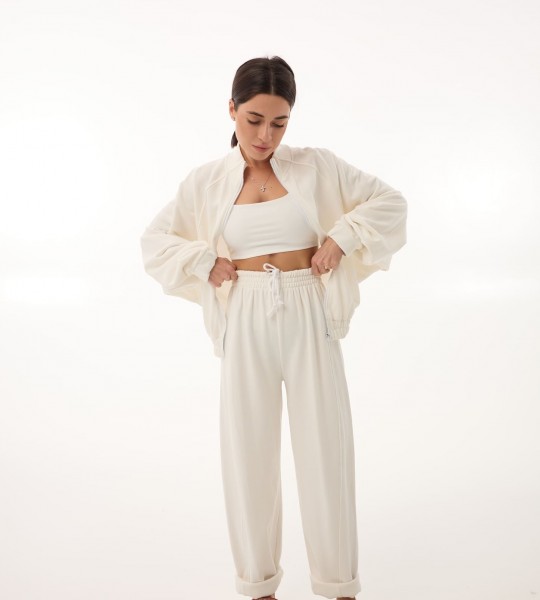 Штани Softline Білі | Showroom By Nona — зображення 2