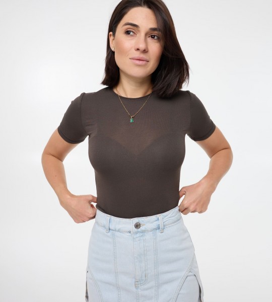 Джинсова спідниця-шорти Overlay Блакитна | Showroom By Nona — зображення 2