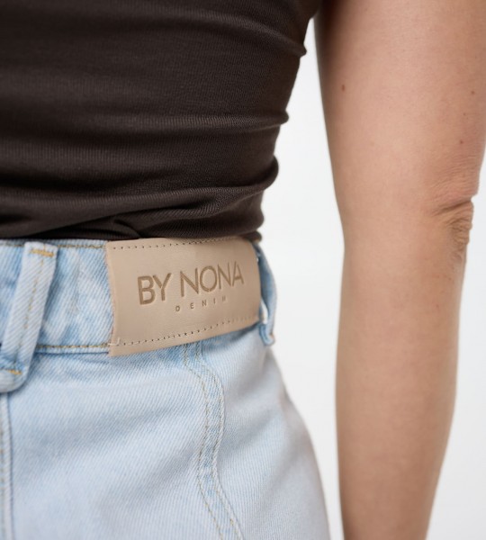 Джинсова спідниця-шорти Overlay Блакитна | Showroom By Nona — зображення 3