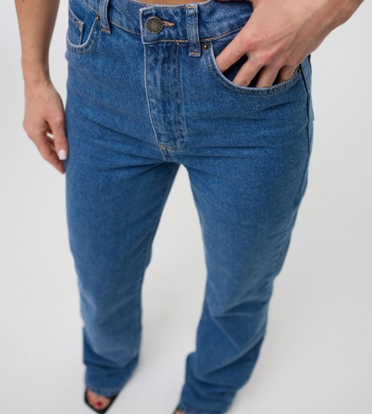 Джинси Classic Fit Indigo | Showroom By Nona — зображення 5
