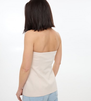 Корсет Strapless Chic Молочний | Showroom By Nona — зображення 3