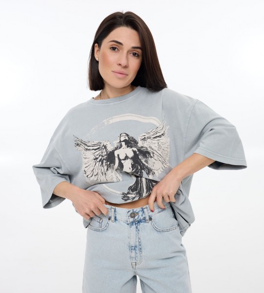 Шорти Denim Classic Блакитні | Showroom By Nona — зображення 7