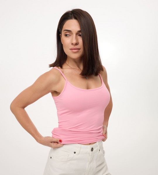 Майка Basic з тонкими бретелями Жуйка | Showroom By Nona — зображення 2