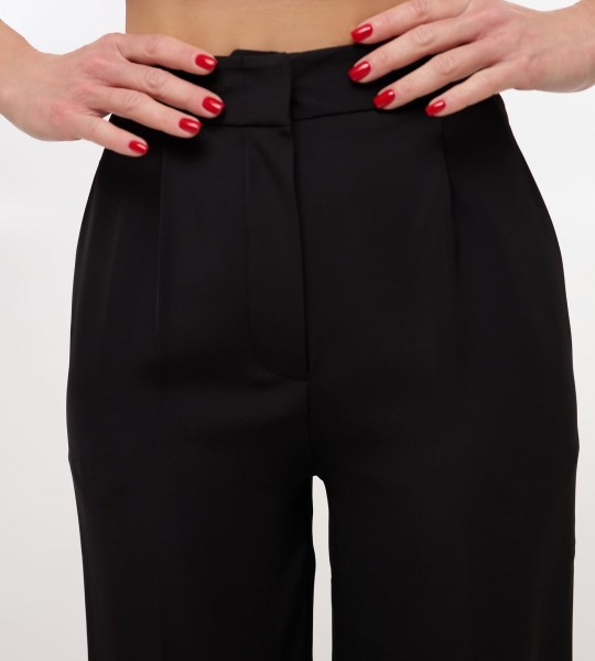 Брюки Classic Wide Fit Чорні | Showroom By Nona — зображення 2 Брюки Classic Wide Fit Чорні | Showroom By Nona — зображення 2