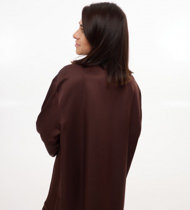 Костюм Silk Touch Шоколад | Showroom By Nona — зображення 4