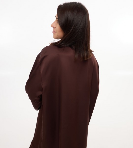 Костюм Silk Touch Шоколад | Showroom By Nona — зображення 4